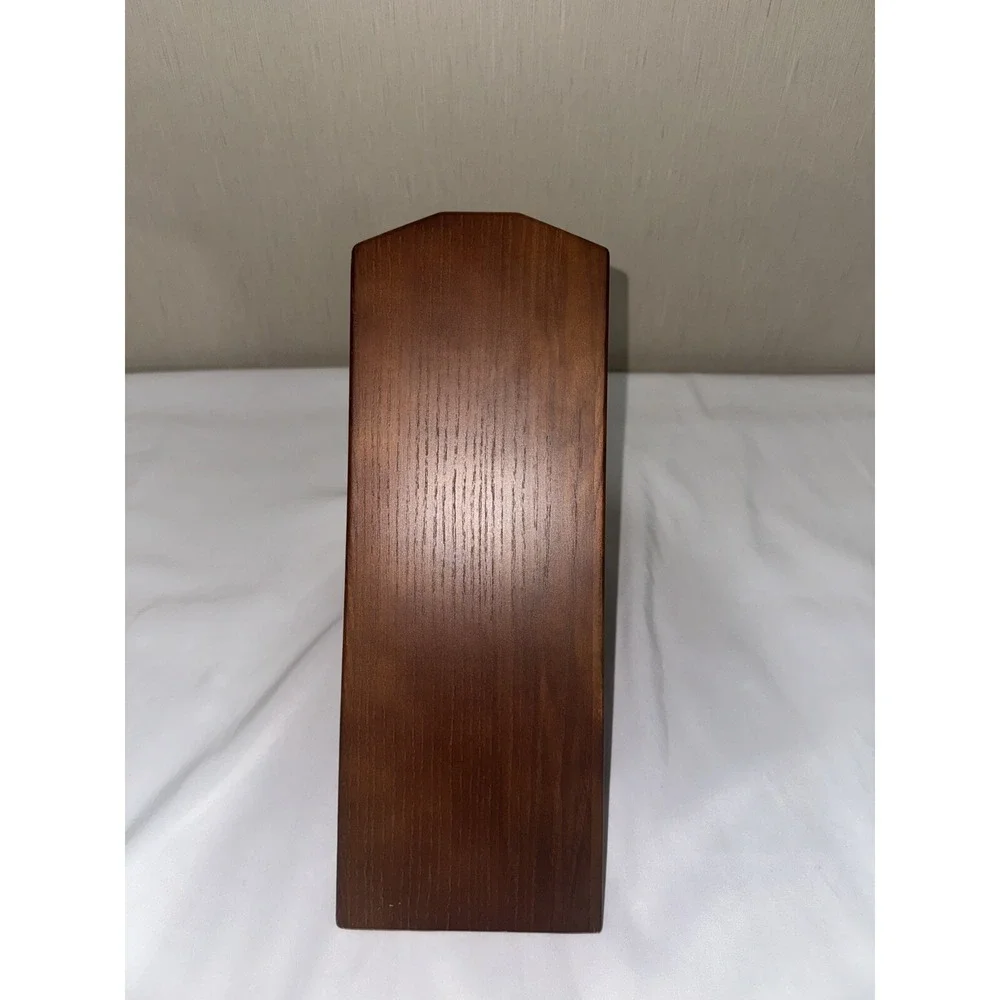 J. A. HENCKELS 9 Slot Hardwood Knife Storage Block‎ Cherry Finish NEW